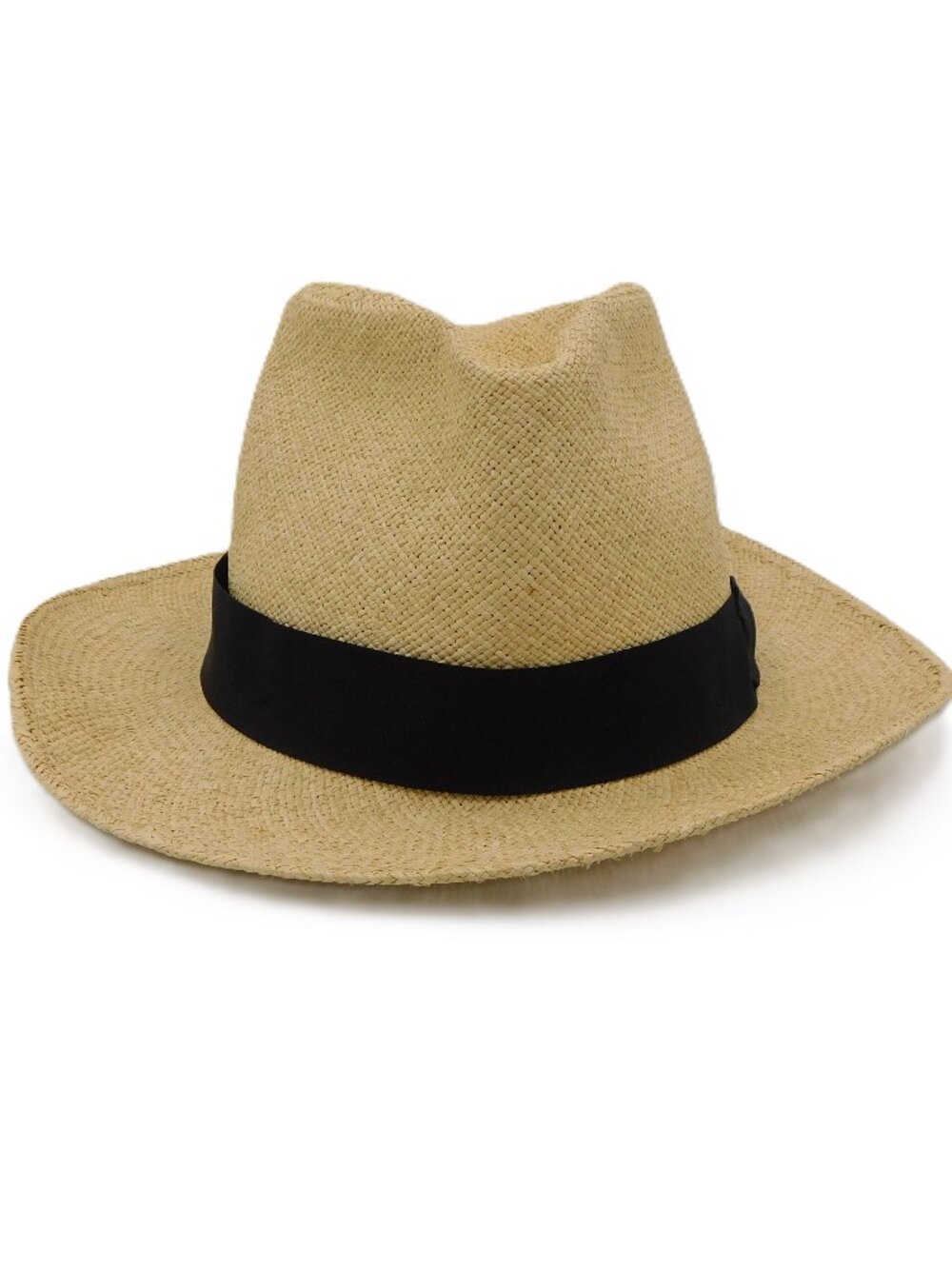 Goorin Bros. Straw Fedora Hat w/Black Ribbon | Summer Preppy | VGUC | XXL